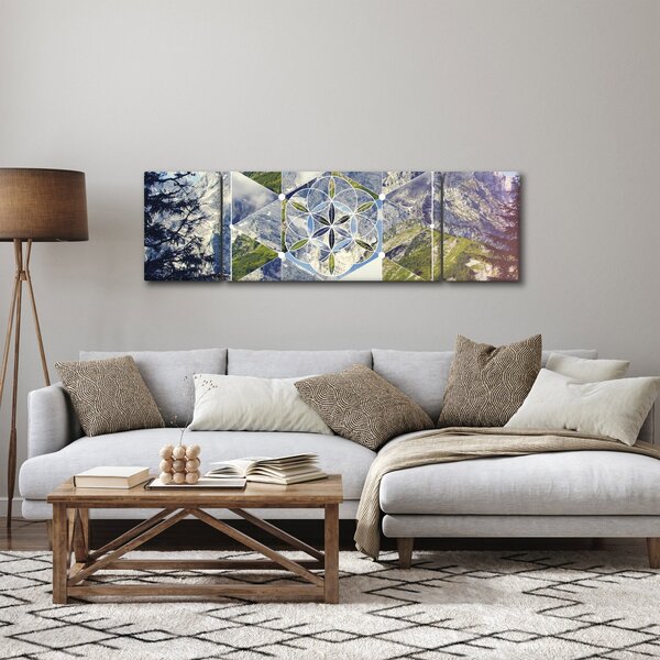 Obraz - Figura geometryczna (170x50 cm)