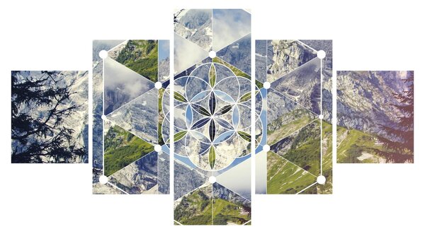 Obraz - Figura geometryczna (125x70 cm)