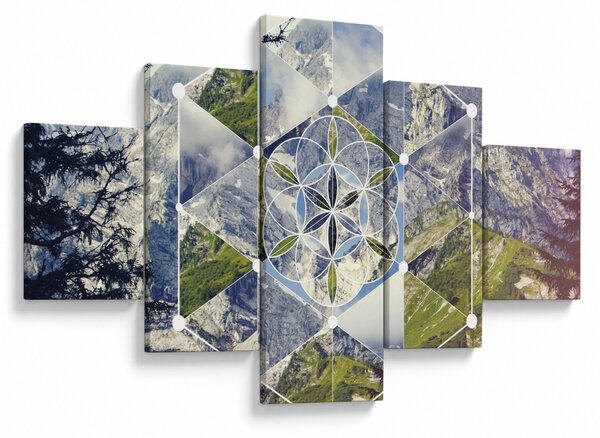 Obraz - Figura geometryczna (125x70 cm)