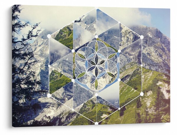 Obraz - Figura geometryczna (70x50 cm)