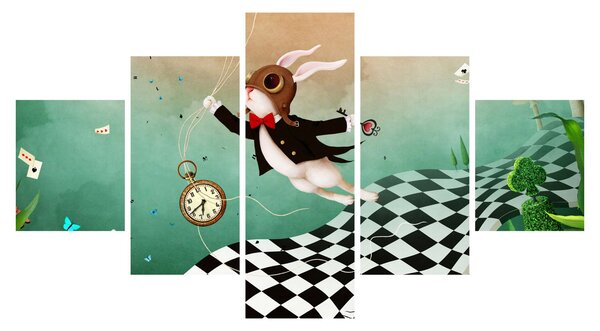 Obraz - Fantasy królik (125x70 cm)