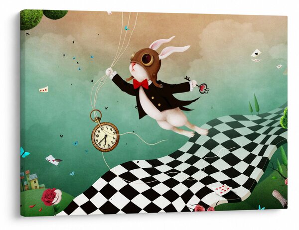 Obraz - Fantasy królik (70x50 cm)