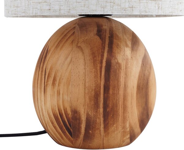 Lampa stołowa Mayumi Lindby, jasne drewno, salon / jadalnia, drewno, skandynawski