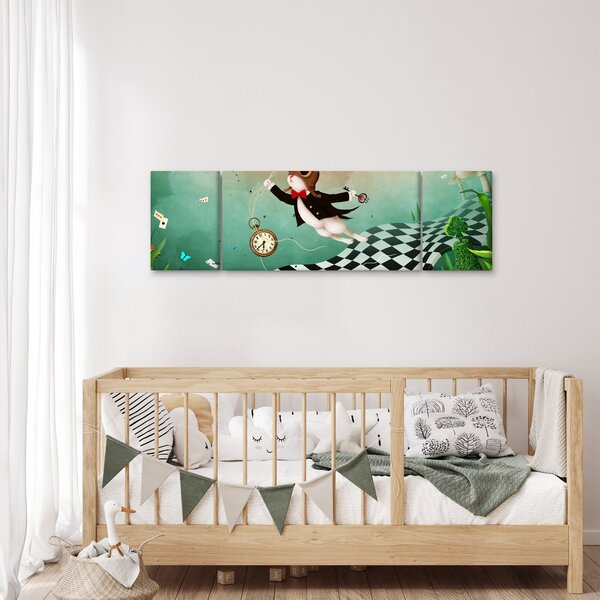 Obraz - Fantasy królik (170x50 cm)