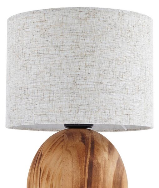 Lampa stołowa Mayumi Lindby, jasne drewno, salon / jadalnia, drewno, skandynawski
