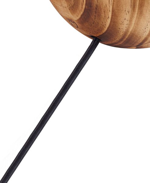 Lampa stołowa Mayumi Lindby, jasne drewno, salon / jadalnia, drewno, skandynawski