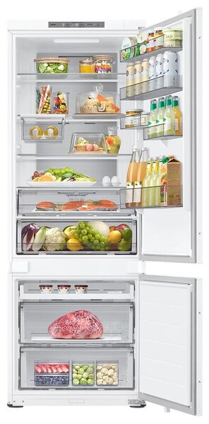 Lodówka SAMSUNG AI BRB38G705DWWEF Funkcja Cool Select+ Metal Cooling Szuflada Optimal Fresh Szerokość 69 cm