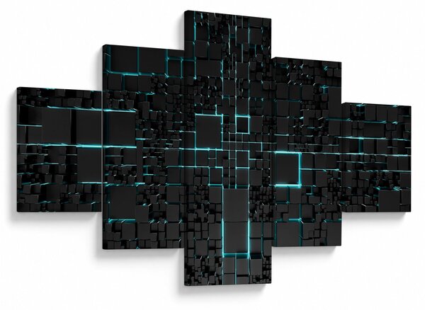 Obraz - Interfejs technologiczny (125x70 cm)