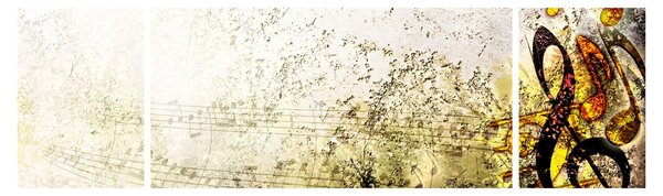 Obraz - Potęga muzyki (170x50 cm)