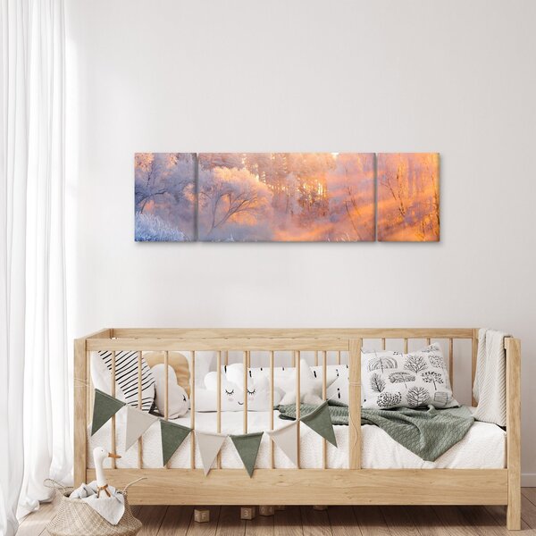 Obraz - Mroźny świt (170x50 cm)