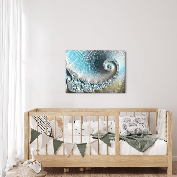 Obraz teksturowanej spirali (70x50 cm)