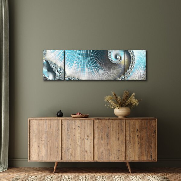 Obraz teksturowanej spirali (170x50 cm)