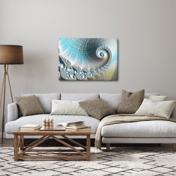 Obraz teksturowanej spirali (70x50 cm)