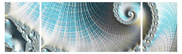 Obraz teksturowanej spirali (170x50 cm)