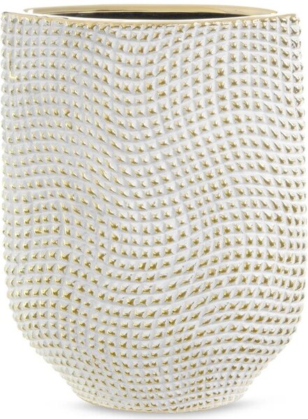 Wazon EUROFIRANY Verda 02 21 x 8 x 27 cm Biały