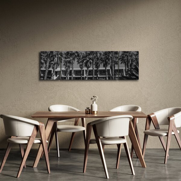 Obraz - Retro czerwony samochód (170x50 cm)