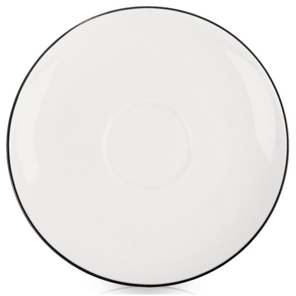 Spodek mały talerzyk porcelanowy biały DECORA 13 cm