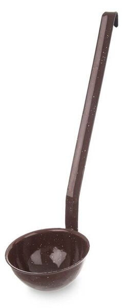 Chochla emaliowana brązowa BROWN 170 ML, 35 cm