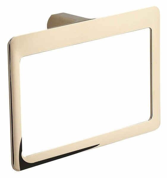 GEDY PI7087 Pirenei uchwyt na ręcznik 23 x 15 cm, złoty