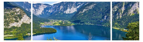Obraz - Hallstätter See, Hallstatt, Austria (170x50 cm)