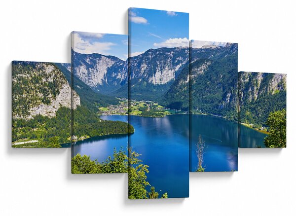 Obraz - Hallstätter See, Hallstatt, Austria (125x70 cm)