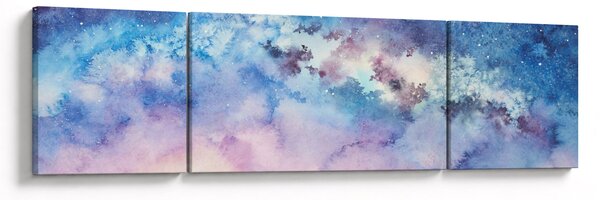Obraz - Droga Mleczna, akwarela (170x50 cm)