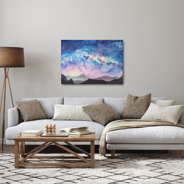 Obraz - Droga Mleczna, akwarela (70x50 cm)
