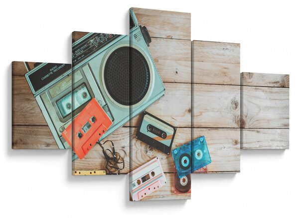 Obraz - Radio retro (125x70 cm)
