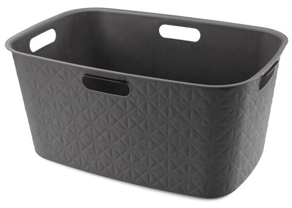 Kosz na pranie CURVER Softex 45L Szary