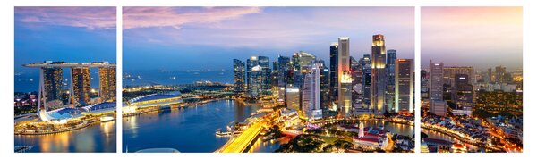Obraz - Singapur, Azja (170x50 cm)