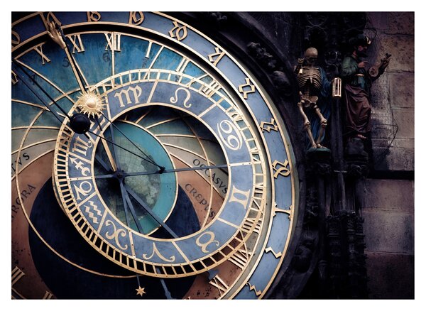 Obraz - Praski zegar astronomiczny, Praga (70x50 cm)