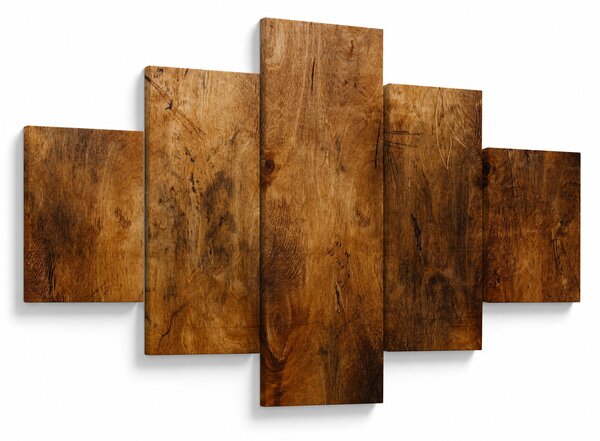 Obraz - Detal drewna (125x70 cm)