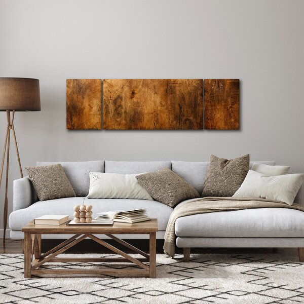 Obraz - Detal drewna (170x50 cm)