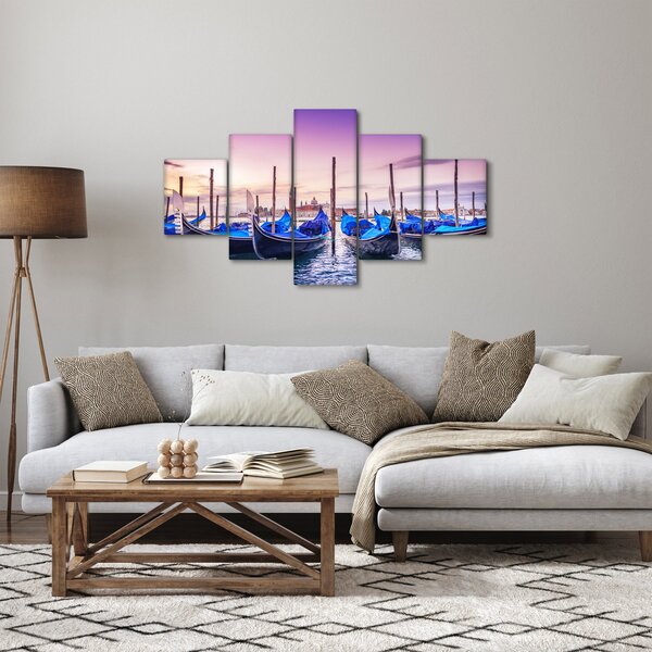 Obraz - Świt w Wenecji (125x70 cm)