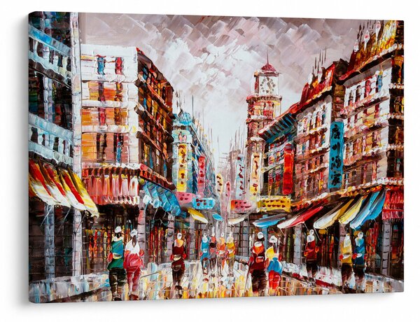 Obraz - Hong Kong, obraz olejny (70x50 cm)