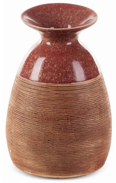 Wazon EUROFIRANY Elda 02 402750 16 x 22 cm Czerwony