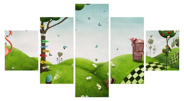 Obraz wspaniałego krajobrazu (125x70 cm)