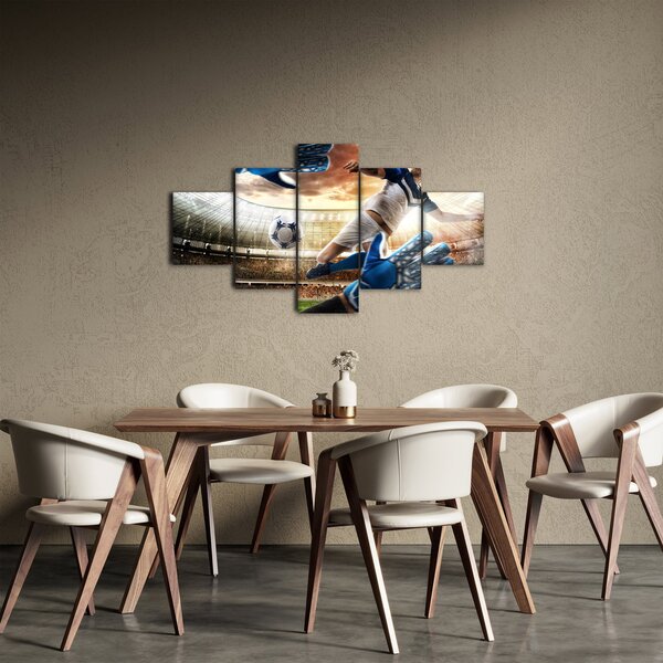 Obraz - Piłkarz (125x70 cm)