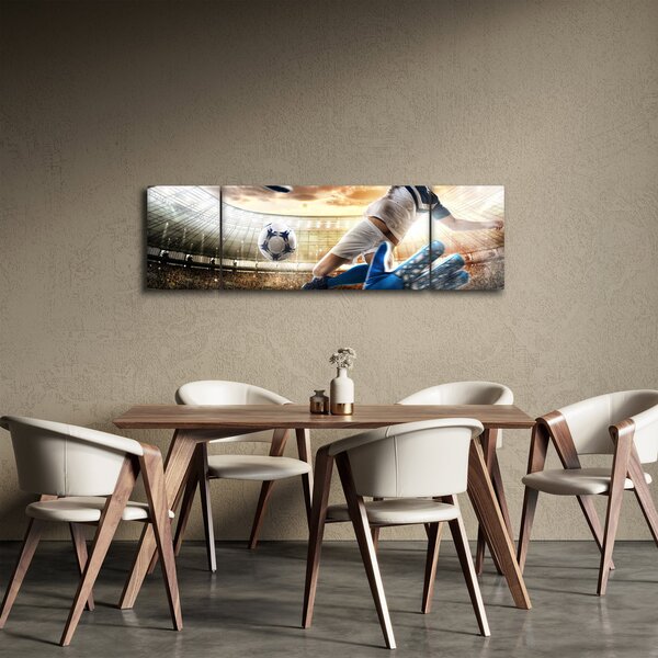 Obraz - Piłkarz (170x50 cm)