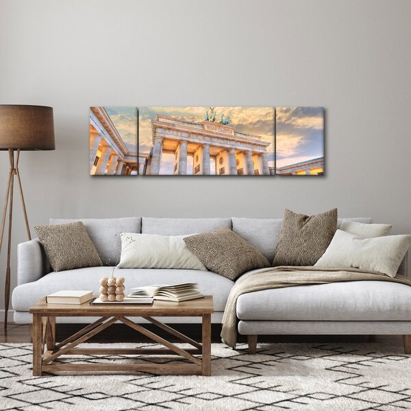 Obraz - Brama Brandenburska, Berlin, Niemcy (170x50 cm)
