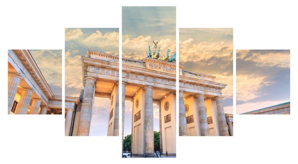 Obraz - Brama Brandenburska, Berlin, Niemcy (125x70 cm)