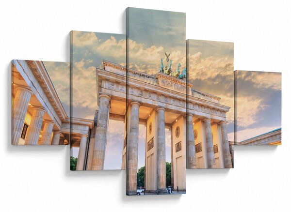 Obraz - Brama Brandenburska, Berlin, Niemcy (125x70 cm)