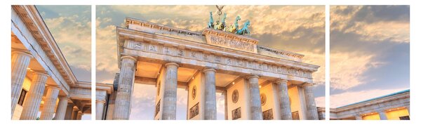 Obraz - Brama Brandenburska, Berlin, Niemcy (170x50 cm)