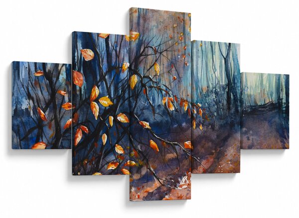 Obraz - Promienie jesiennego słońca (125x70 cm)