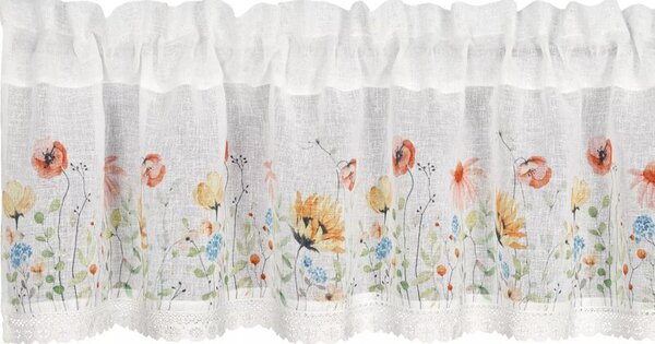 Firana gotowa EUROFIRANY Nati 150 x 30 cm BiaÅy