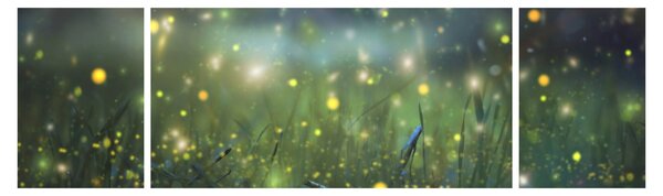 Obraz - Magiczna noc (170x50 cm)