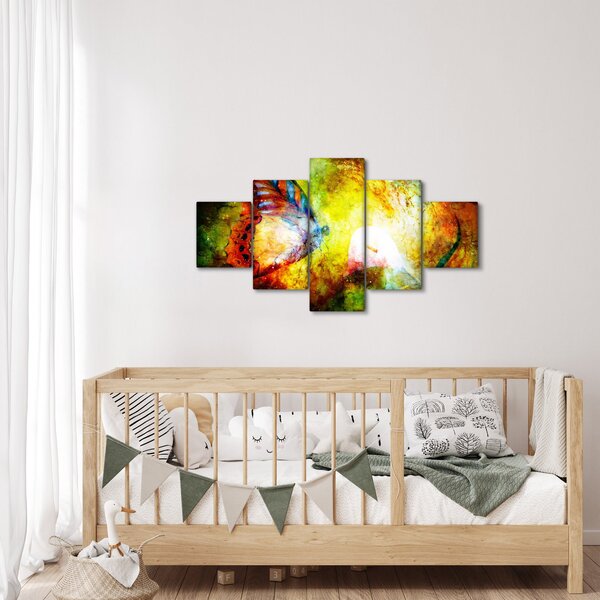 Obraz - Kosmiczny motyl (125x70 cm)