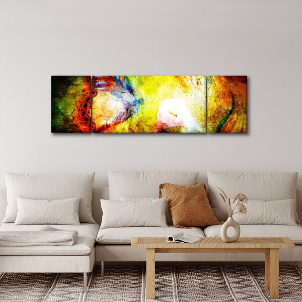 Obraz - Kosmiczny motyl (170x50 cm)