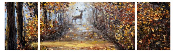 Obraz - Duch lasu (170x50 cm)