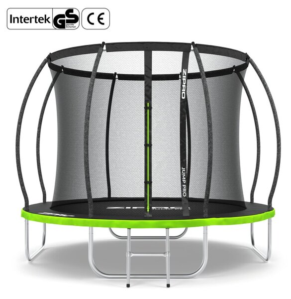 Trampolina ogrodowa z siatką wewnętrzną z drabinką dla dzieci 8FT 252cm Zipro Jump Pro Premium